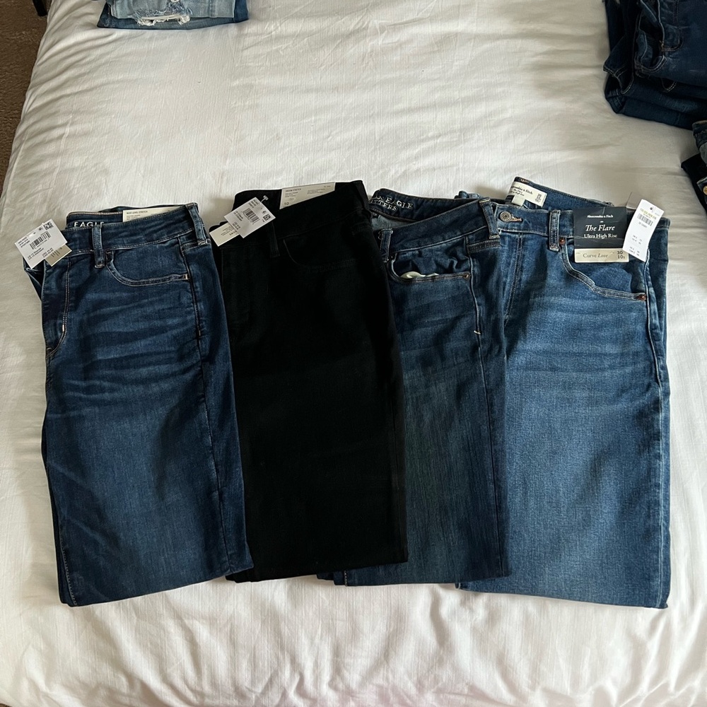 American Eagle & Ambercrombie Jeans